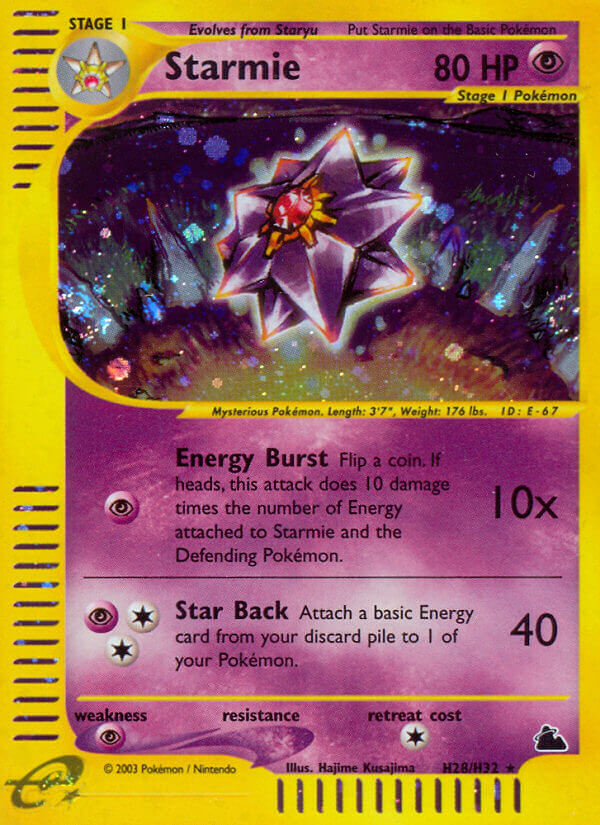 Starmie (H28/H32) [Skyridge] | Good Games Morley
