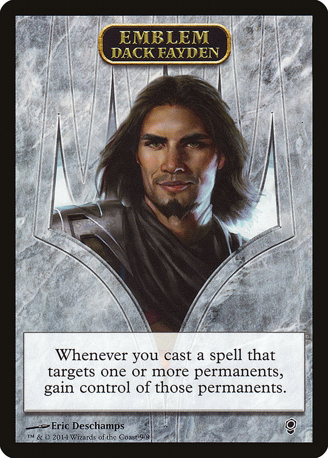 Dack Fayden Emblem [Conspiracy Tokens] | Good Games Morley