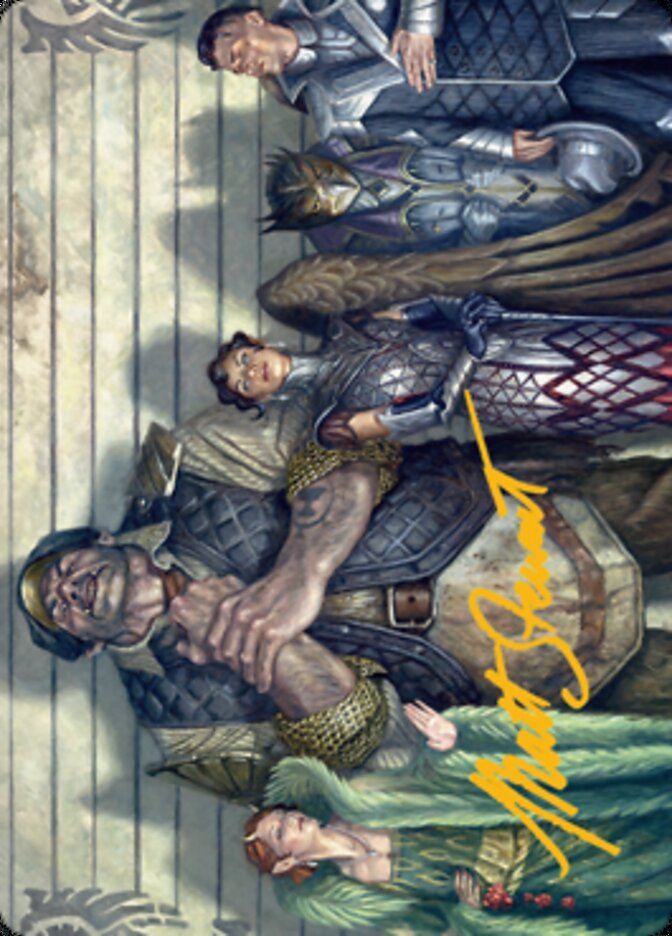 Rogues' Gallery Art Card (Gold-Stamped Signature) [Streets of New Capenna Art Series] | Good Games Morley