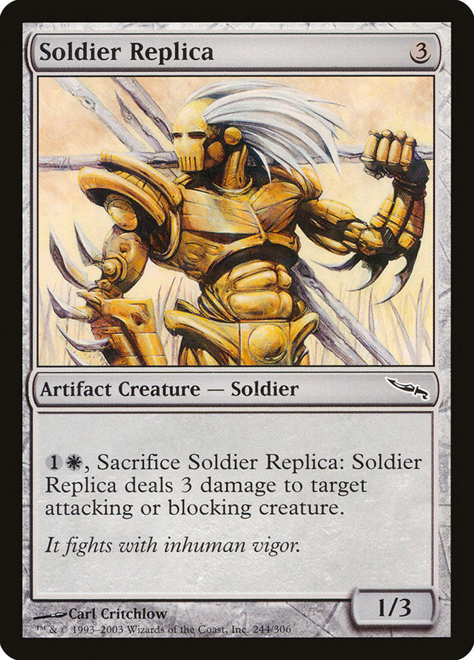 Soldier Replica [Mirrodin] | Good Games Morley