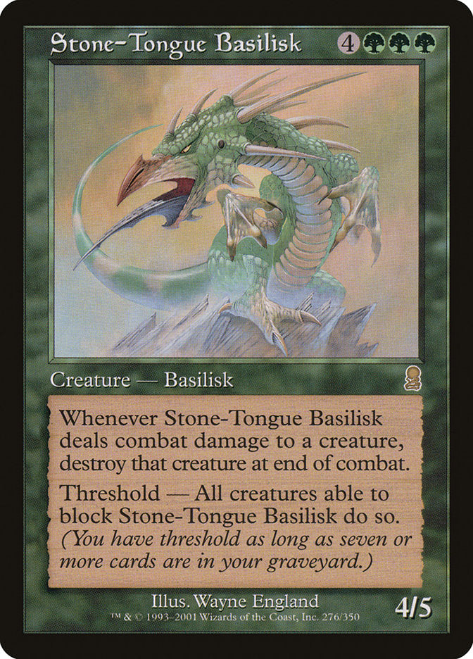 Stone-Tongue Basilisk [Odyssey] | Good Games Morley