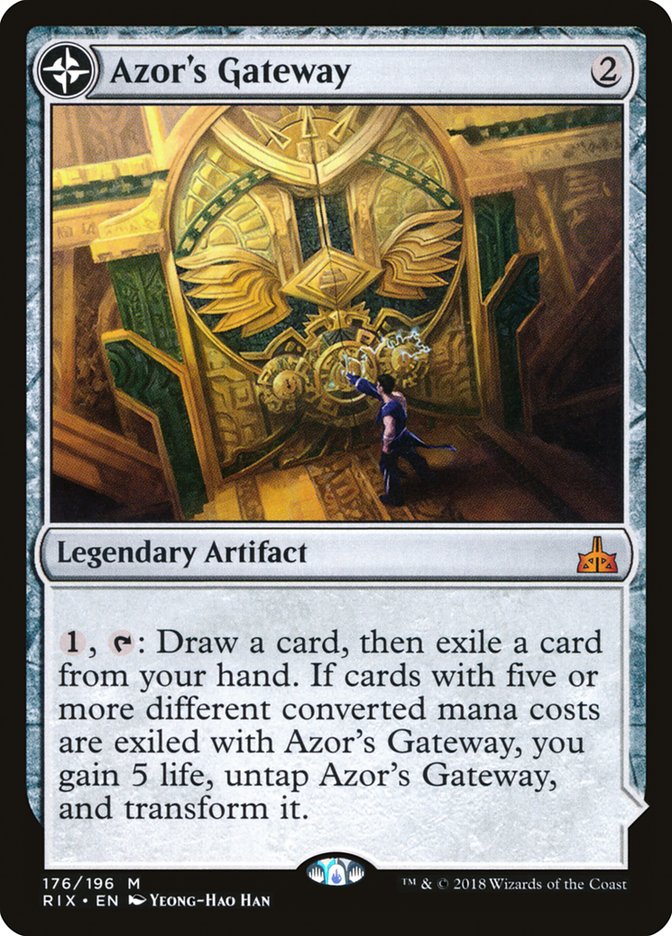 Azor's Gateway // Sanctum of the Sun [Rivals of Ixalan] | Good Games Morley