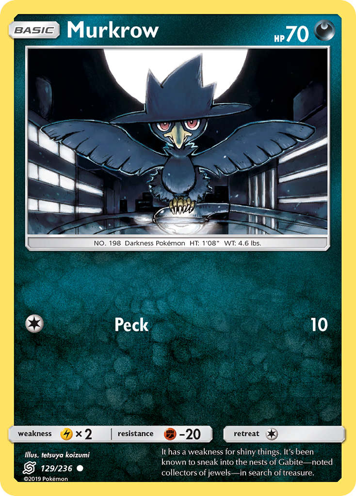 Murkrow (129/236) [Sun & Moon: Unified Minds] | Good Games Morley