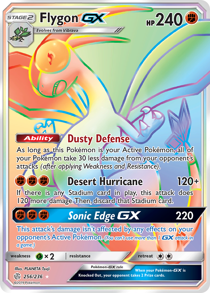Flygon GX (256/236) [Sun & Moon: Cosmic Eclipse] | Good Games Morley