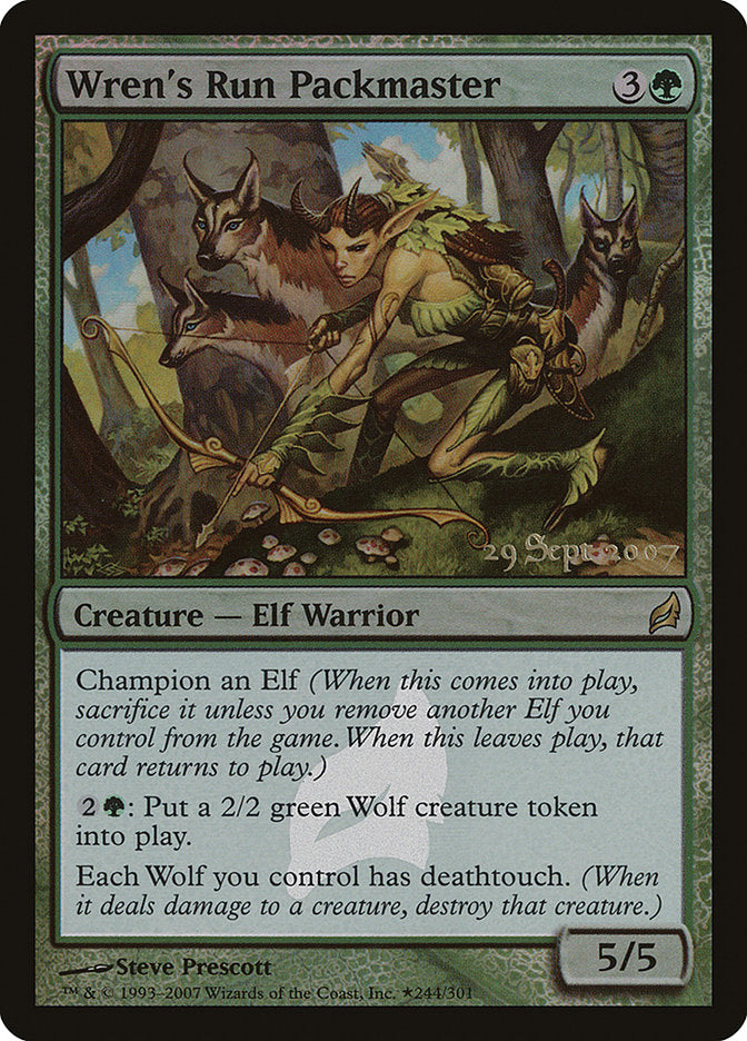 Wren's Run Packmaster [Lorwyn Promos] | Good Games Morley