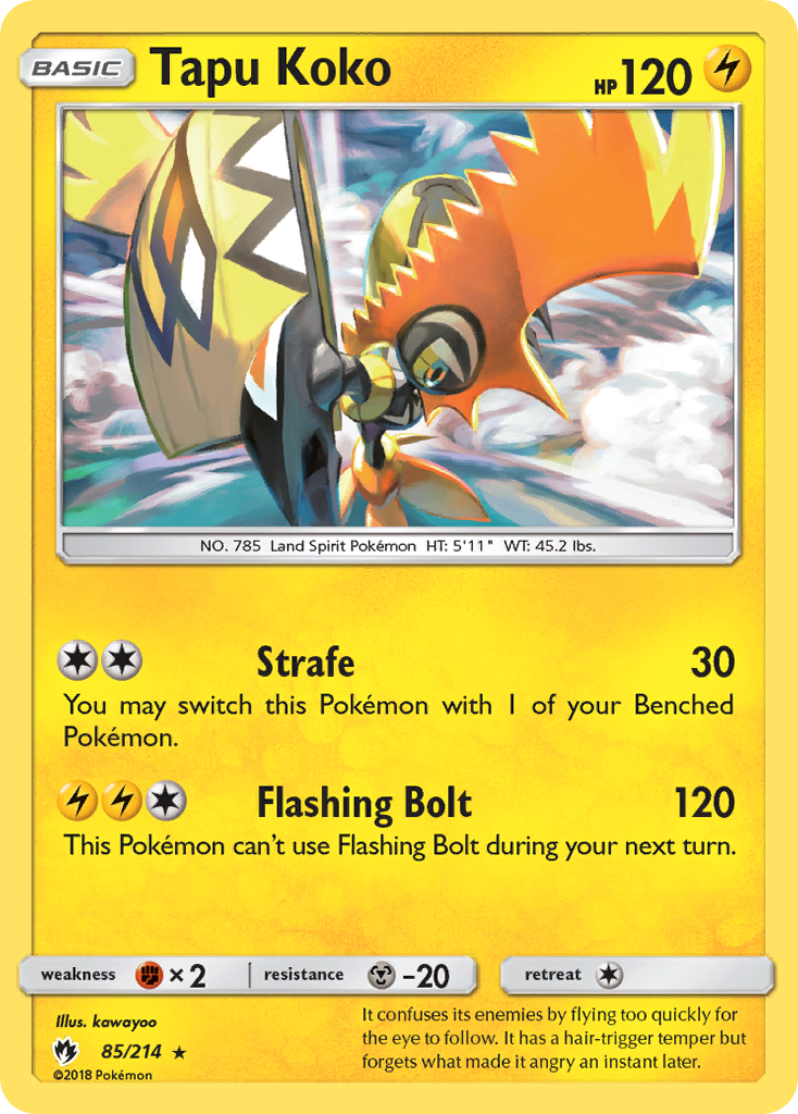 Tapu Koko (85/214) [Sun & Moon: Lost Thunder] | Good Games Morley