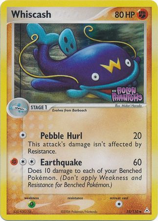 Whiscash (55/110) (Stamped) [EX: Holon Phantoms] | Good Games Morley