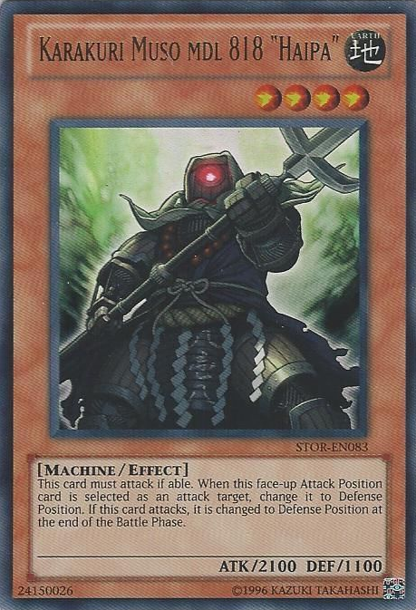 Karakuri Muso mdl 818 "Haipa" [STOR-EN083] Ultra Rare | Good Games Morley