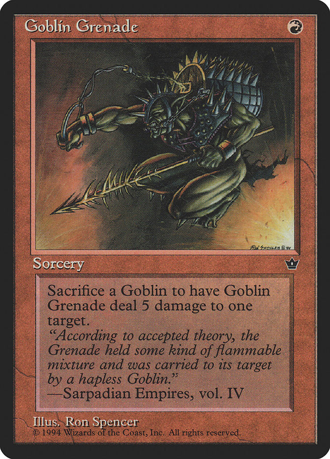 Goblin Grenade (Ron Spencer) [Fallen Empires] | Good Games Morley