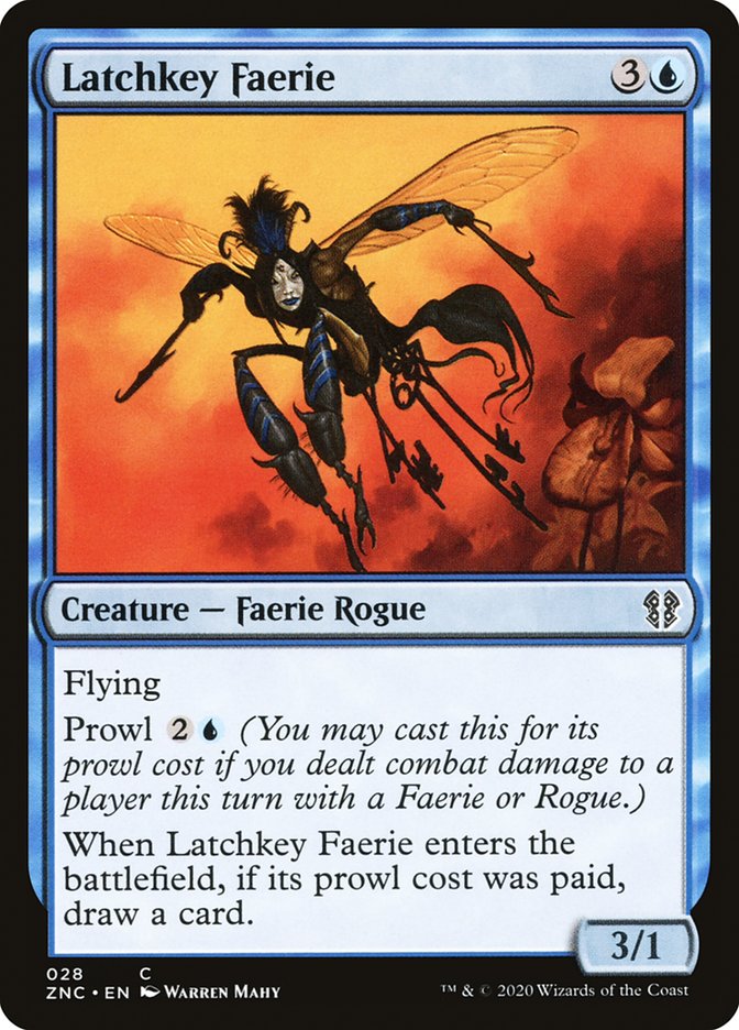 Latchkey Faerie [Zendikar Rising Commander] | Good Games Morley
