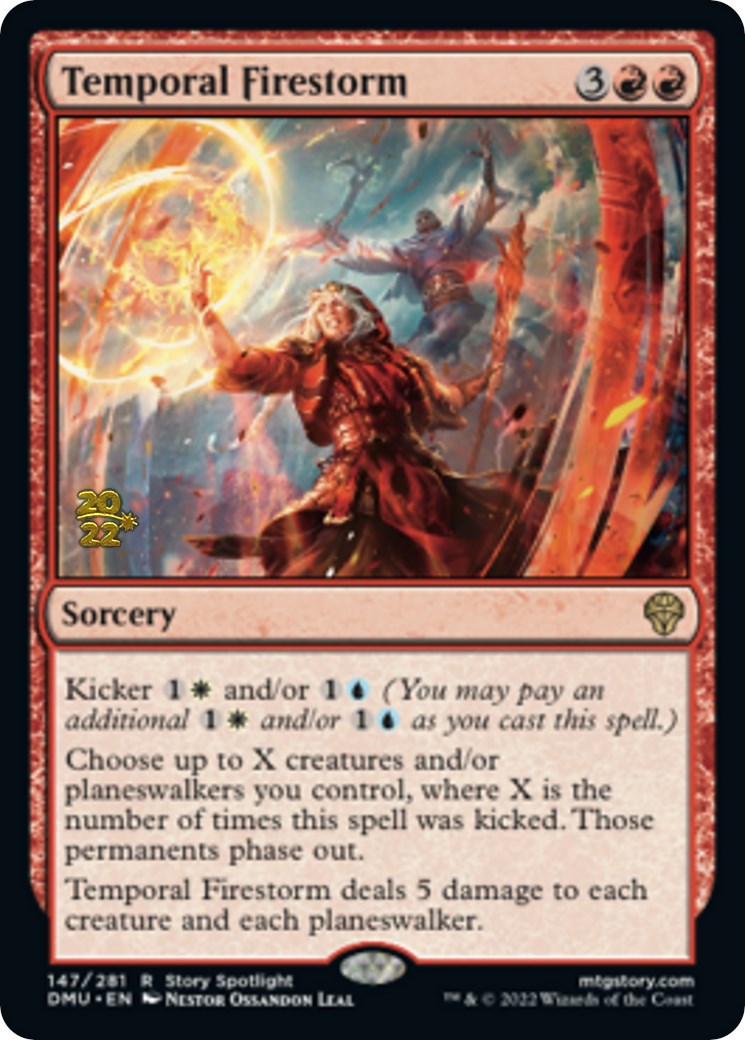 Temporal Firestorm [Dominaria United Prerelease Promos] | Good Games Morley