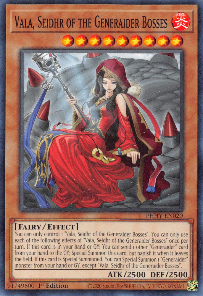 Vala, Seidhr of the Generaider Bosses [PHHY-EN020] Common | Good Games Morley