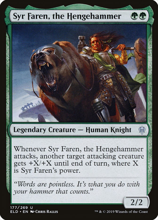 Syr Faren, the Hengehammer [Throne of Eldraine] | Good Games Morley