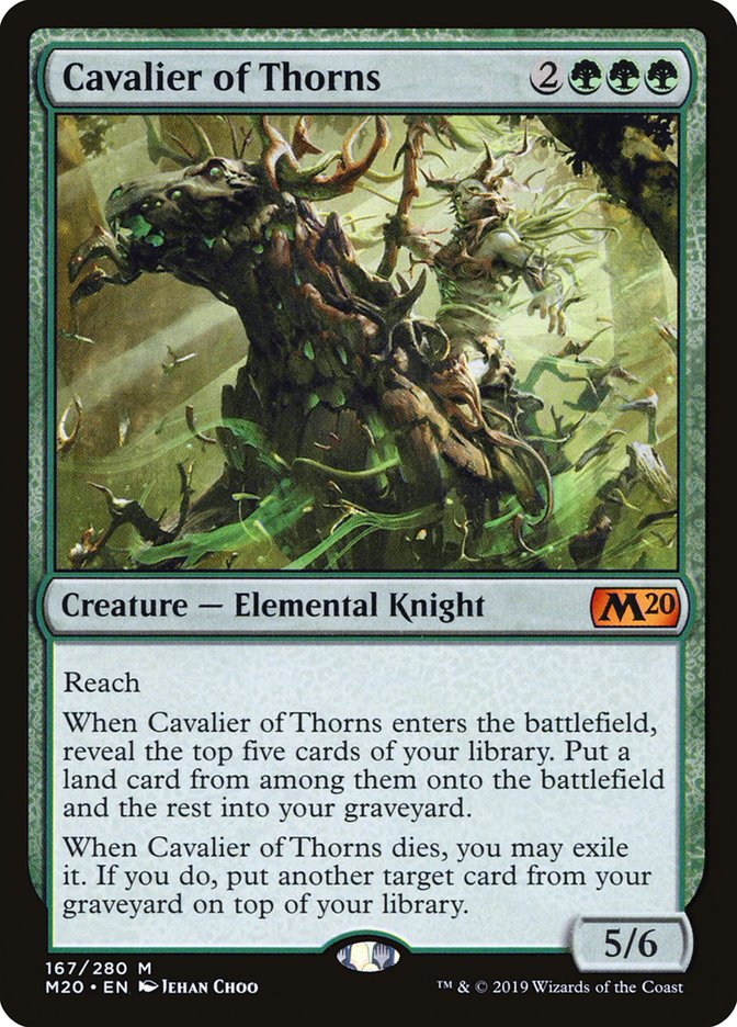 Cavalier of Thorns [Core Set 2020] | Good Games Morley