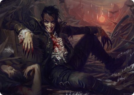 Arrogant Outlaw Art Card [Innistrad: Midnight Hunt Art Series] | Good Games Morley