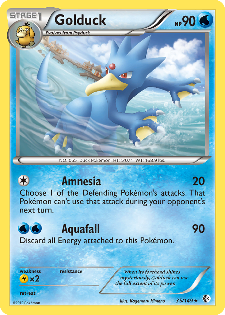 Golduck (35/149) [Black & White: Boundaries Crossed] | Good Games Morley