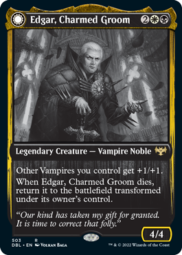 Edgar, Charmed Groom // Edgar Markov's Coffin [Innistrad: Double Feature] | Good Games Morley