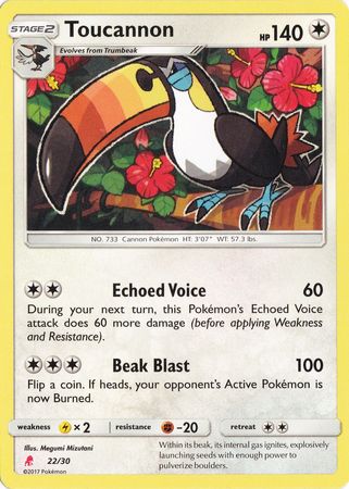 Toucannon (22/30) [Sun & Moon: Trainer Kit - Lycanroc] | Good Games Morley