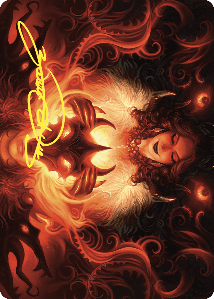 Witch's Mark Art Card (Gold-Stamped Signature) [Wilds of Eldraine Art Series] | Good Games Morley