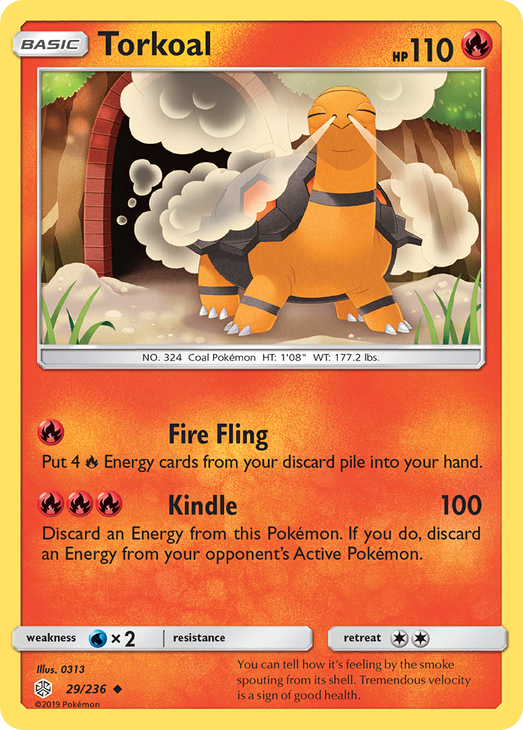 Torkoal (29/236) [Sun & Moon: Cosmic Eclipse] | Good Games Morley