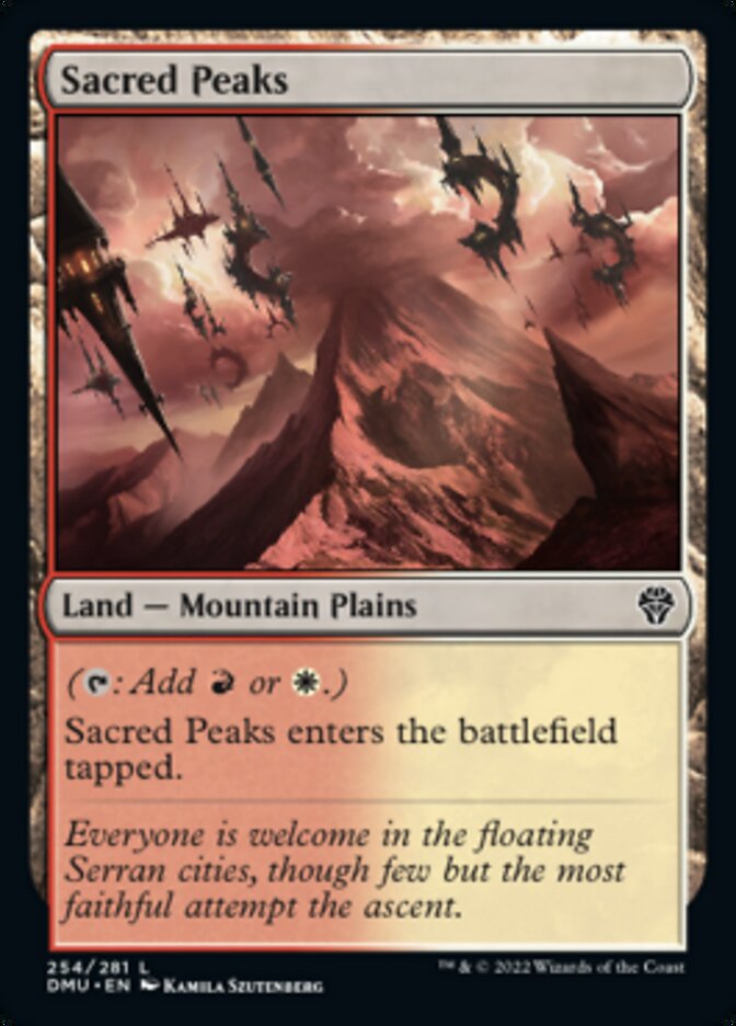 Sacred Peaks [Dominaria United] | Good Games Morley