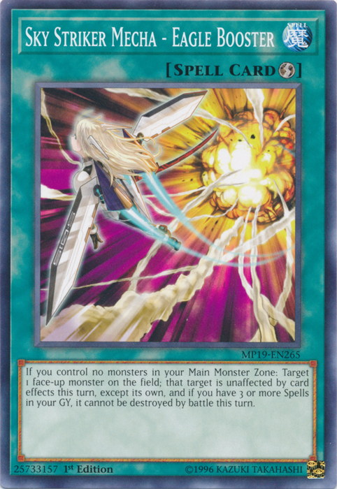 Sky Striker Mecha - Eagle Booster [MP19-EN265] Common | Good Games Morley