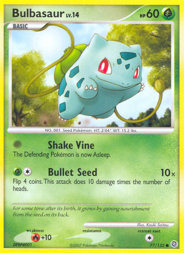Bulbasaur (77/132) [Diamond & Pearl: Secret Wonders] | Good Games Morley