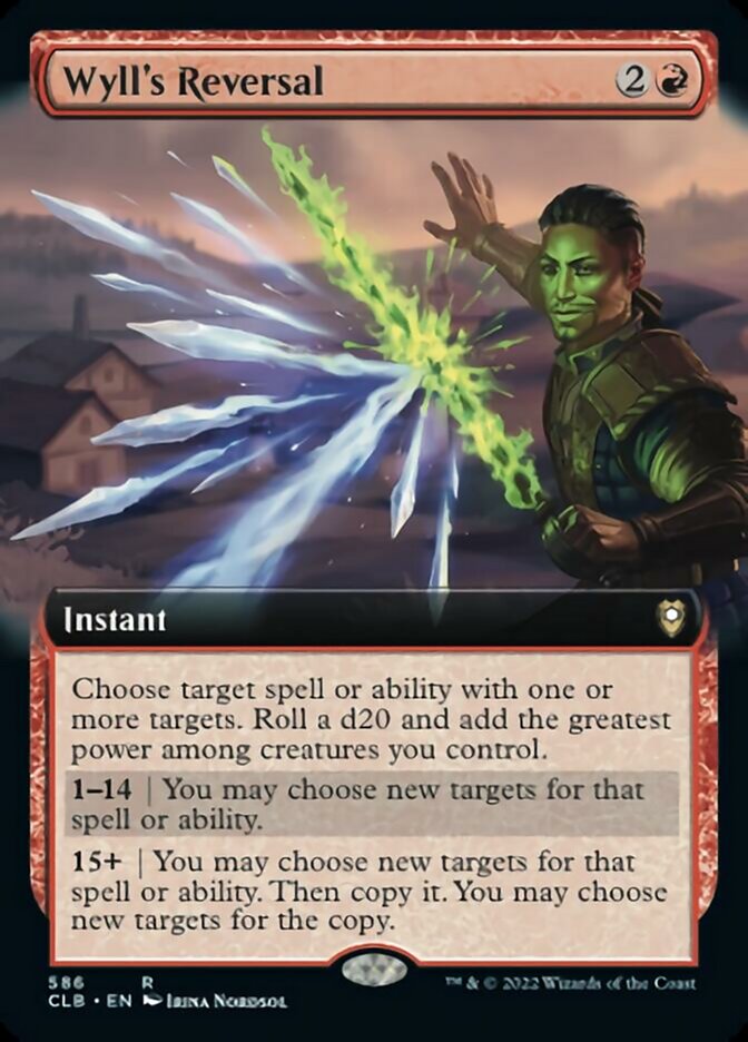 Wyll's Reversal (Extended Art) [Commander Legends: Battle for Baldur's Gate] | Good Games Morley