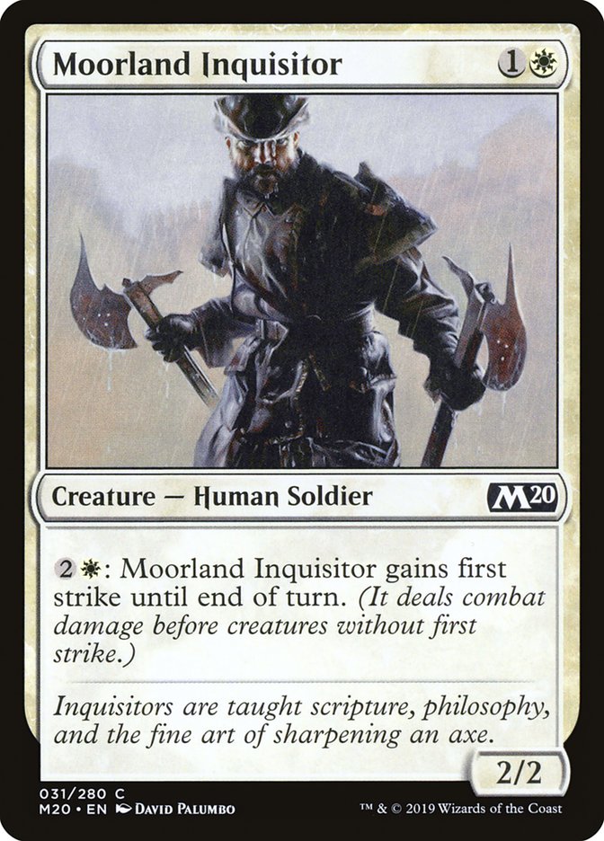 Moorland Inquisitor [Core Set 2020] | Good Games Morley