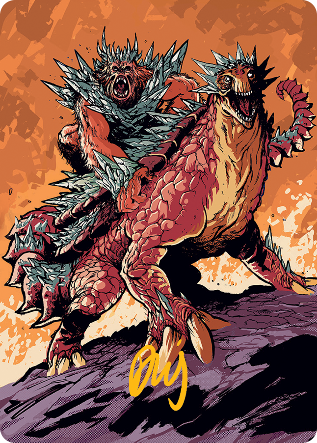 Kogla and Yidaro Art Card (Gold-Stamped Signature) [March of the Machine Art Series] | Good Games Morley