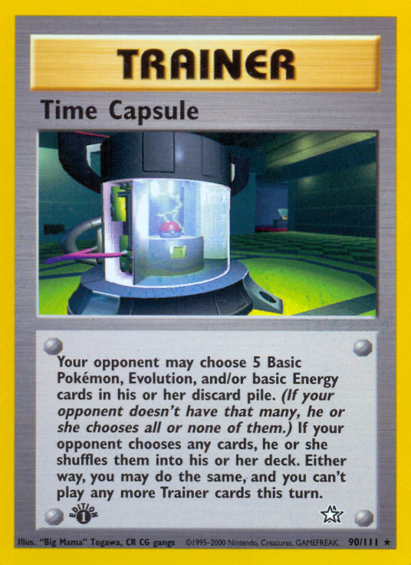 Time Capsule (90/111) [Neo Genesis 1st Edition] | Good Games Morley