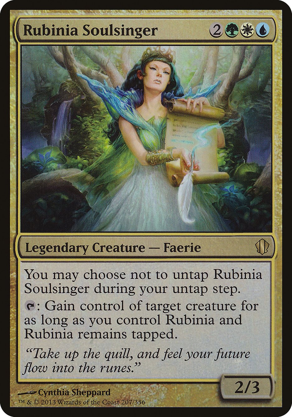 Rubinia Soulsinger (Oversized) [Commander 2013 Oversized] | Good Games Morley