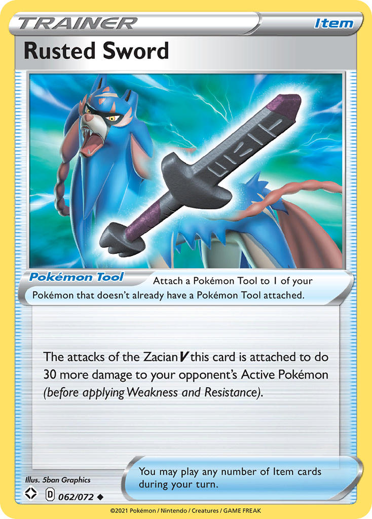 Rusted Sword (062/072) [Sword & Shield: Shining Fates] | Good Games Morley