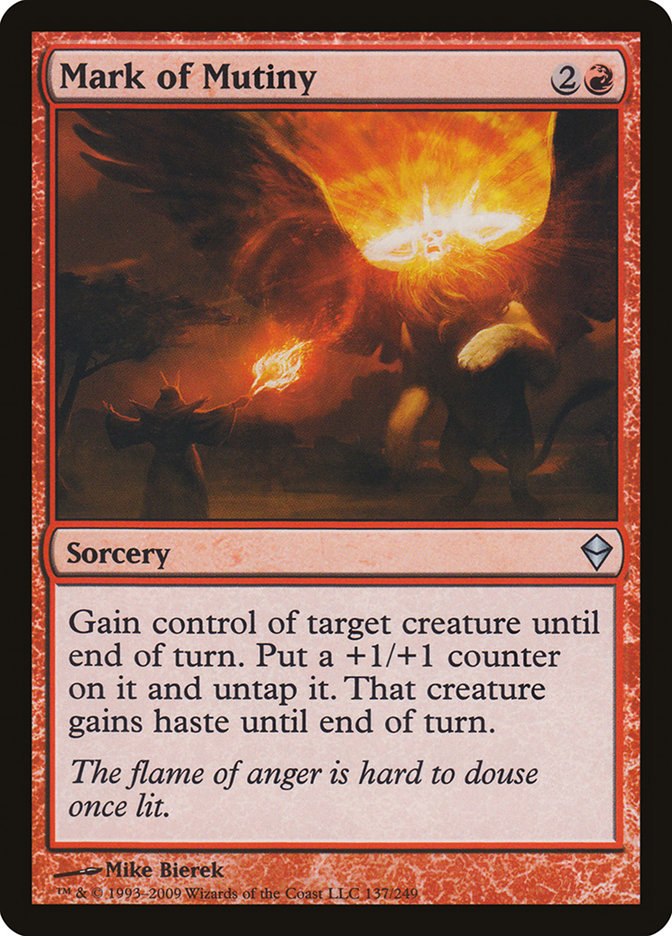 Mark of Mutiny [Zendikar] | Good Games Morley