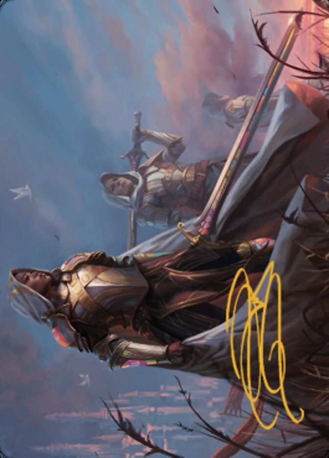 Danitha, Benalia's Hope Art Card (Gold-Stamped Signature) [Dominaria United Art Series] | Good Games Morley