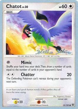 Chatot (55/100) (Luxdrill - Stephen Silvestro) [World Championships 2009] | Good Games Morley
