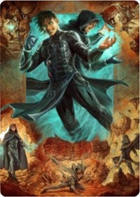 Jace, Mirror Mage 2 Art Card [Zendikar Rising Art Series] | Good Games Morley