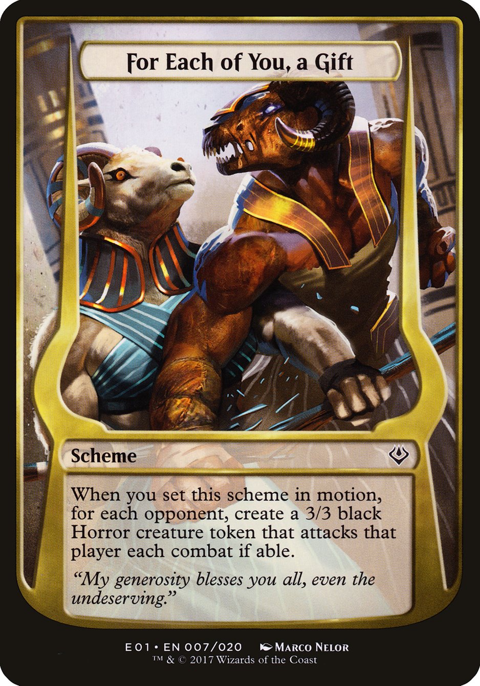 For Each of You, a Gift (Schemes) [Archenemy: Nicol Bolas Schemes] | Good Games Morley
