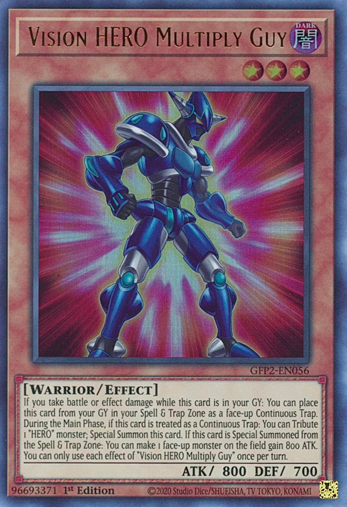 Vision HERO Multiply Guy [GFP2-EN056] Ultra Rare | Good Games Morley