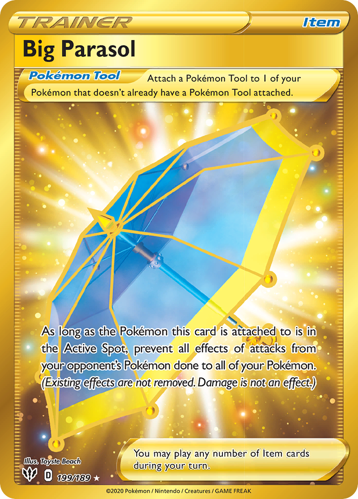 Big Parasol (199/189) [Sword & Shield: Darkness Ablaze] | Good Games Morley