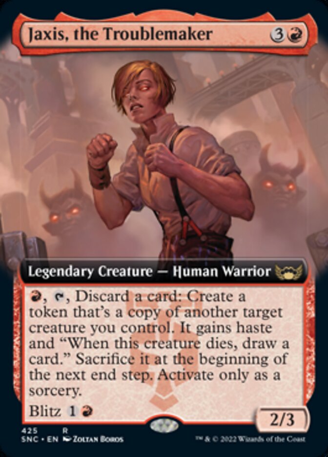 Jaxis, the Troublemaker (Extended Art) [Streets of New Capenna] | Good Games Morley