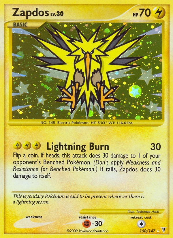 Zapdos (150/147) [Platinum: Supreme Victors] | Good Games Morley