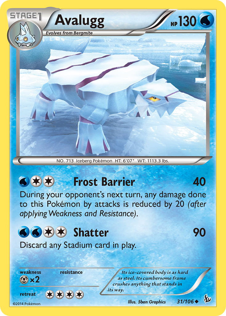Avalugg (31/106) [XY: Flashfire] | Good Games Morley