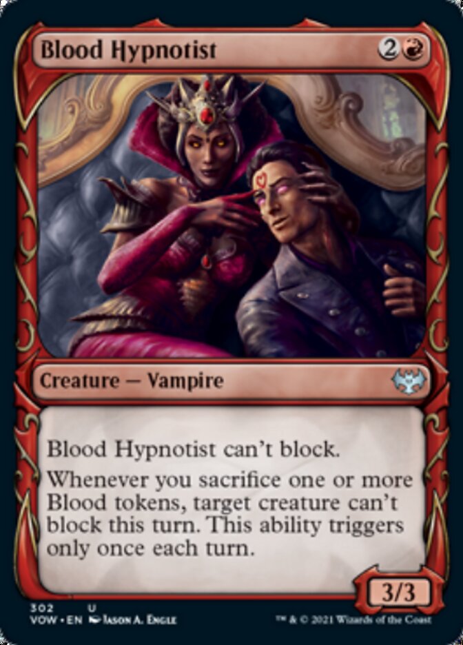Blood Hypnotist (Showcase Fang Frame) [Innistrad: Crimson Vow] | Good Games Morley