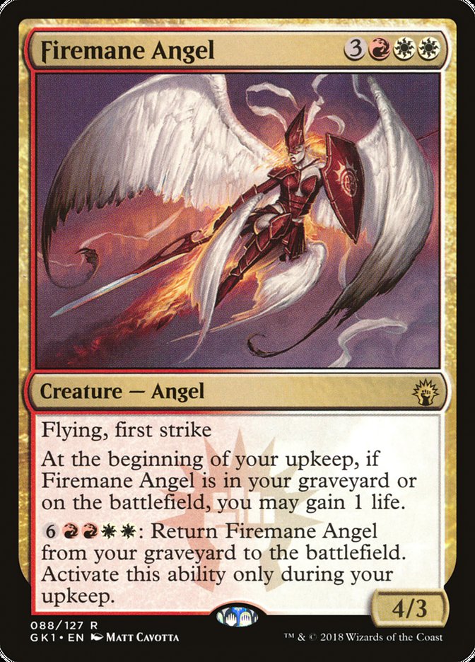 Firemane Angel [Guilds of Ravnica Guild Kit] | Good Games Morley