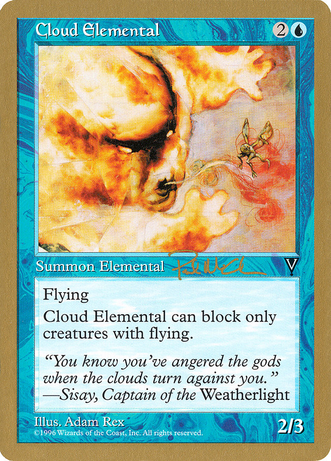 Cloud Elemental (Paul McCabe) [World Championship Decks 1997] | Good Games Morley