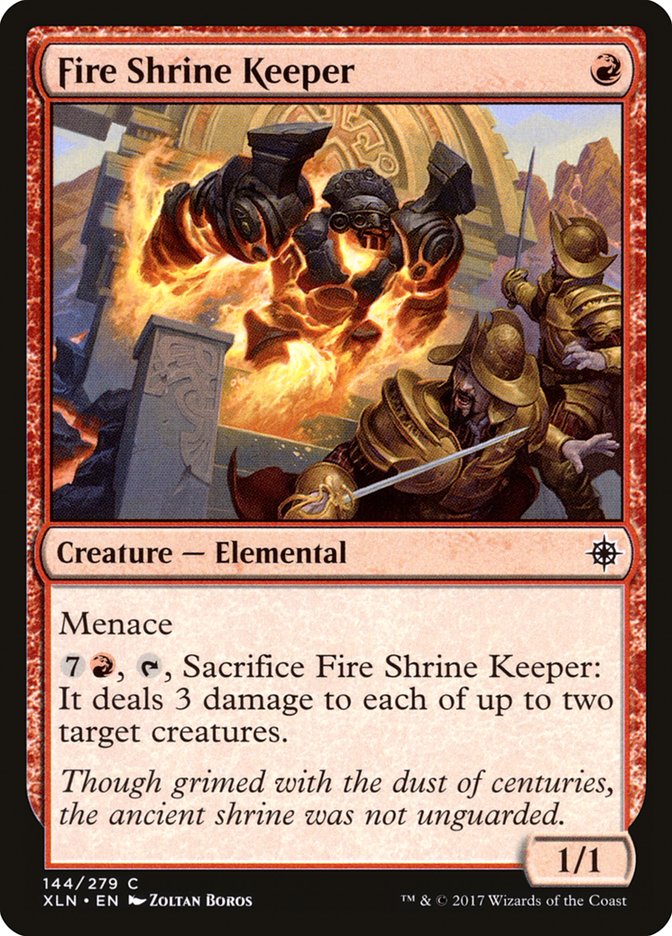 Fire Shrine Keeper [Ixalan] | Good Games Morley