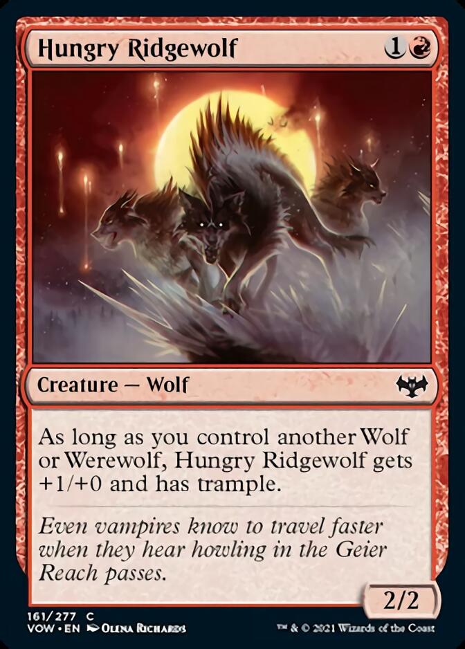 Hungry Ridgewolf [Innistrad: Crimson Vow] | Good Games Morley