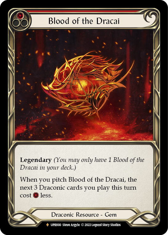 Blood of the Dracai [UPR000] (Uprising)  Cold Foil | Good Games Morley