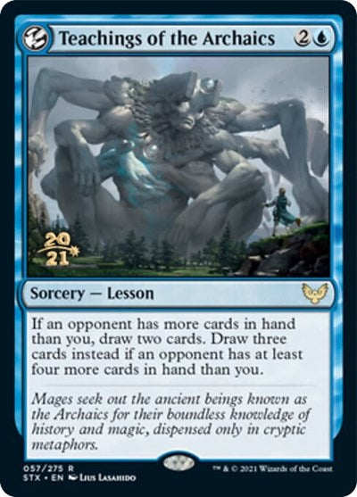 Teachings of the Archaics [Strixhaven: School of Mages Prerelease Promos] | Good Games Morley